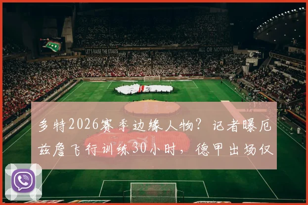 多特2026赛季边缘人物?记者曝厄兹詹飞行训练30小时,德甲出场仅32分钟引深思